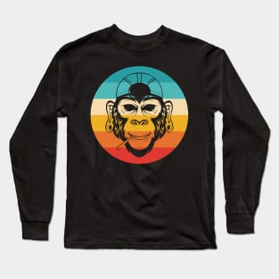 Monkey Music Retro Long Sleeve T-Shirt